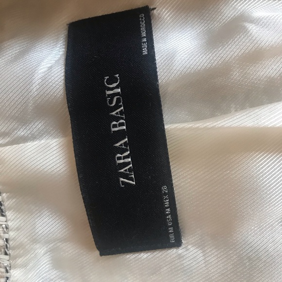 Zara Beige Tweed Blazer - Timeless - Picture 6 of 7